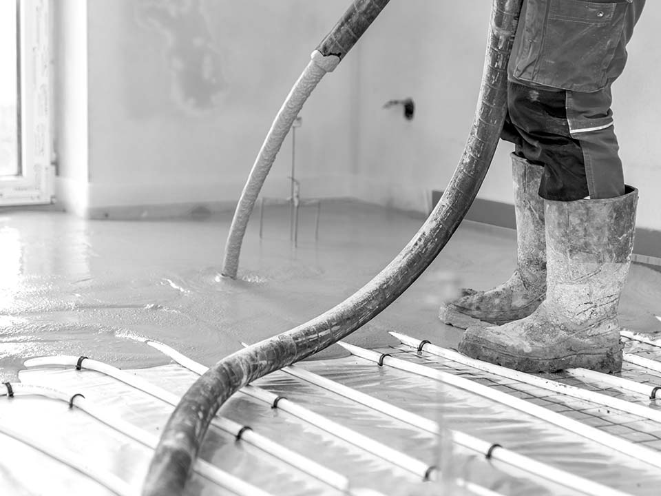 UFH design for screeding companies